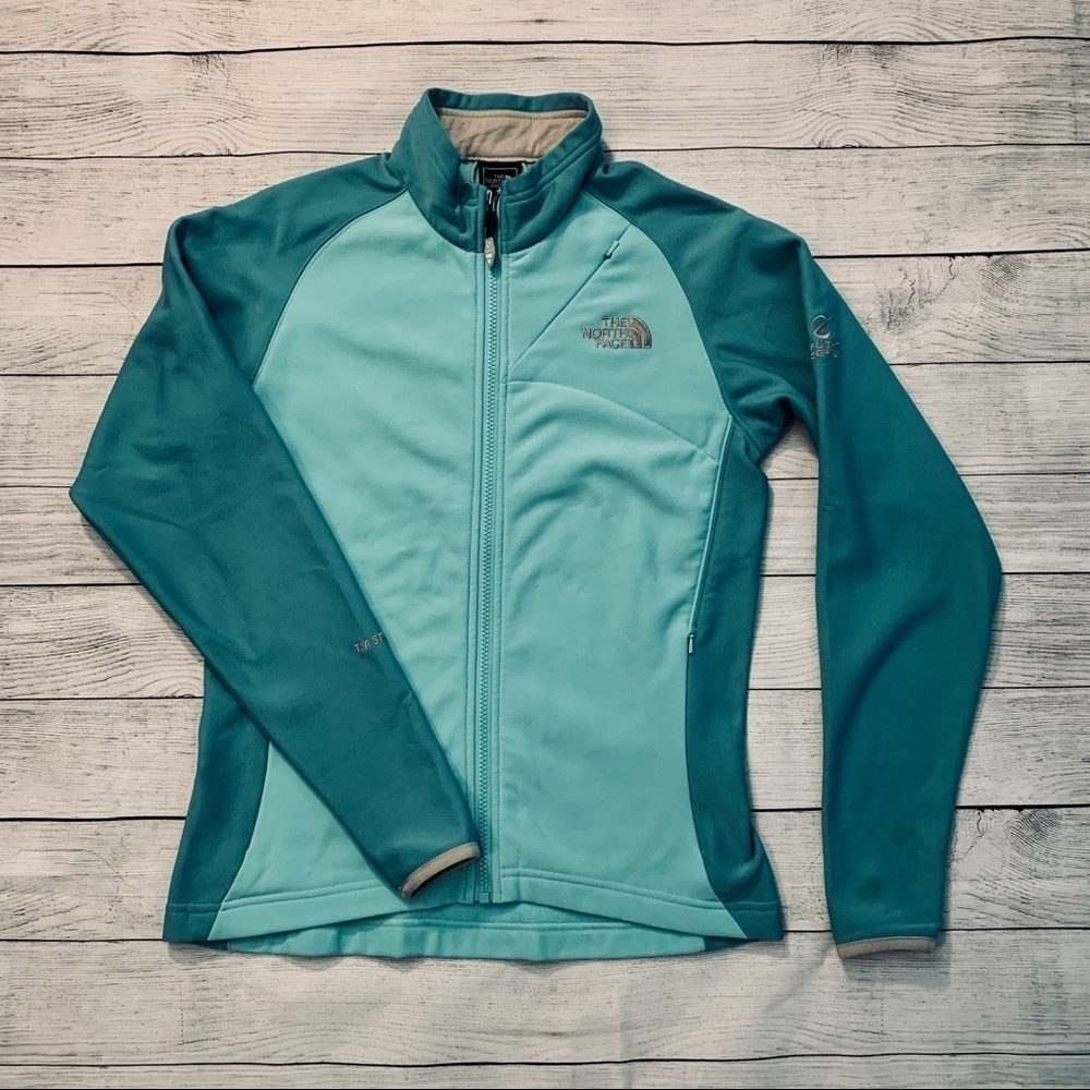 North Face Aqua Lightweight Zip Fleece Sz S​​​​​​​​
